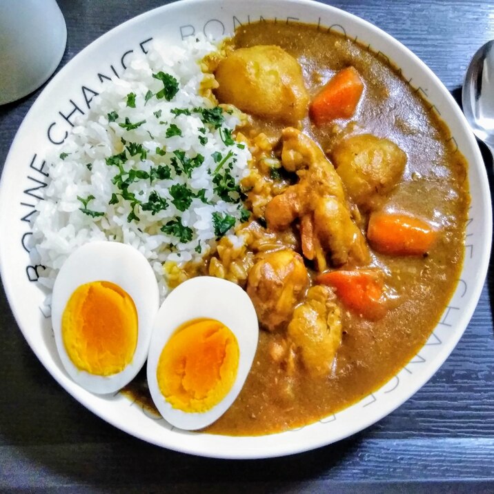 ちょっとの手間で美味しぃ 鶏手羽元のカレーライス レシピ 作り方 By にゃんco母 楽天レシピ ちょっとの手間で美味しぃ 鶏手羽元のカレーライス レシピ 作り方 By にゃんco母 楽天レシピ